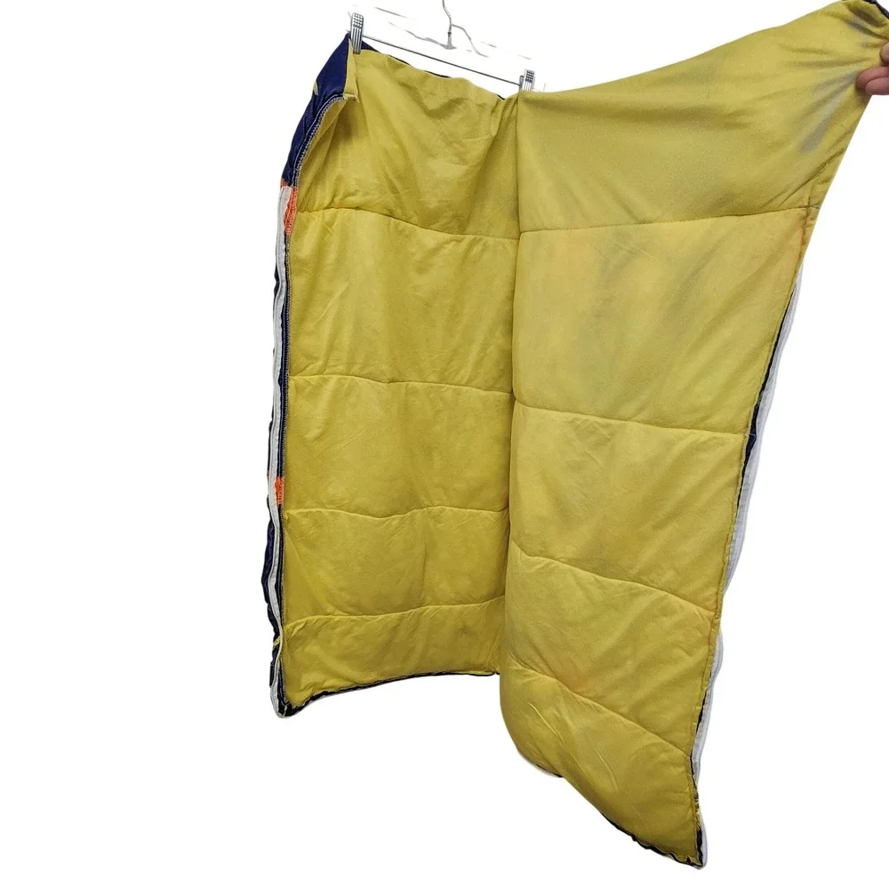 Bob the‎ Builder Sleeping Bag Kids Blue Yellow Construction Vehicle Print